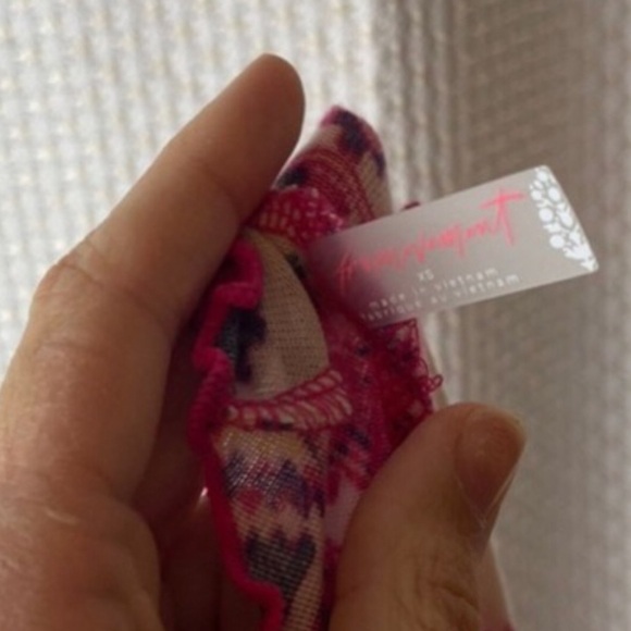 SALE🎉FP MOVEMENT Printed High Jump Long Sleeve / Fair Isle Magenta / XS - Picture 10 of 14